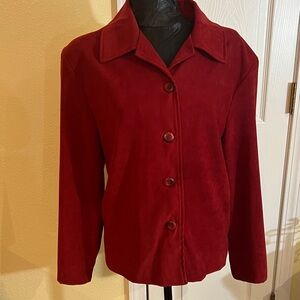 Briggs New York Rich Red Blazer